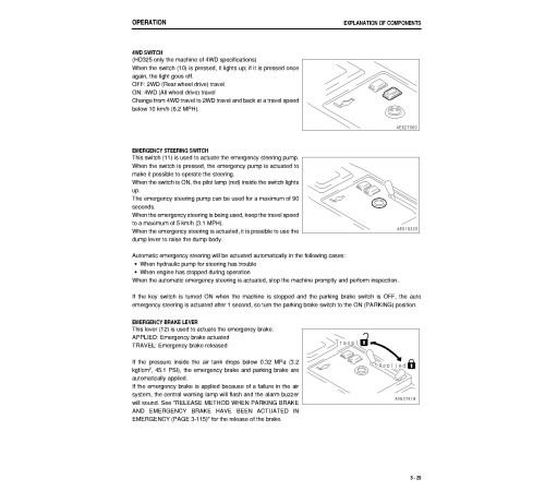 Komatsu HD325-6 (SN: 06188-06369), HD405-6 (SN: 02087-02177) Rigid Dump Trucks (Japan) Operate and Maintenance manual (SEAM000819T) Komatsu HD325-6 (SN: 06188-06369), HD405-6 (SN: 02087-02177) Rigid Dump Trucks (Japan) Operate and Maintenance manual (SEAM000819T)