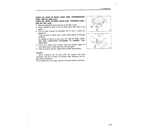 Komatsu D20A-7, D20P-7, D21A-7 and D21P-7 Crawler Dozers (Japan) Operate and Maintenance manual (SEAM000904) Komatsu D20A-7, D20P-7, D21A-7 and D21P-7 Crawler Dozers (Japan) Operate and Maintenance manual (SEAM000904)