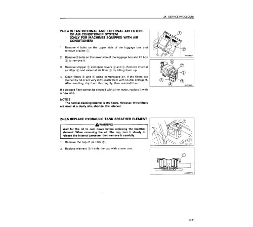 Komatsu PC200(LC)-6, PC210(LC)-6, PC220(LC)-6, PC230(LC)-6 Crawler Excavators Operate and Maintenance manual (SEAM002410T) Komatsu PC200(LC)-6, PC210(LC)-6, PC220(LC)-6, PC230(LC)-6 Crawler Excavators Operate and Maintenance manual (SEAM002410T)