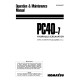 Komatsu PC40-7 (SN from 24995) Crawler Excavators (Japan) Operate and Maintenance manual (SEAM009502T)