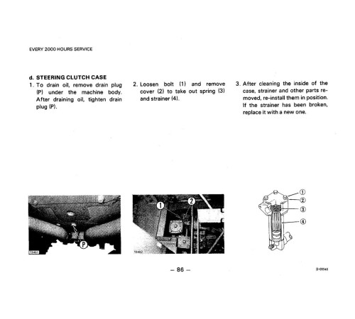Komatsu D53A-17 (SN: 80001-82726), D53P-17 (SN: 80001-82726) Crawler Dozers (Japan) Operate and Maintenance manual (SEAM01341703) Komatsu D53A-17 (SN: 80001-82726), D53P-17 (SN: 80001-82726) Crawler Dozers (Japan) Operate and Maintenance manual (SEAM01341703)