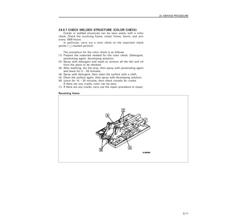 Komatsu PC1100-6, PC1100LC-6, PC1100SP-6 (SN: 10115-) Crawler Excavators (Japan) Operate and Maintenance manual (SEAM018304T-00) Komatsu PC1100-6, PC1100LC-6, PC1100SP-6 (SN: 10115-) Crawler Excavators (Japan) Operate and Maintenance manual (SEAM018304T-00)