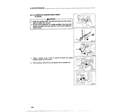 Komatsu WA800-3 (SN from 50001) 4WD Wheeled Loaders (Japan) Operate and Maintenance manual (SEAM018601) Komatsu WA800-3 (SN from 50001) 4WD Wheeled Loaders (Japan) Operate and Maintenance manual (SEAM018601)