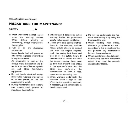 Komatsu PC650-3, PC650LC-3, PC650SE-3 (SN: 10661-) Crawler Excavators (Japan) Operate and Maintenance manual (SEAM02090306) Komatsu PC650-3, PC650LC-3, PC650SE-3 (SN: 10661-) Crawler Excavators (Japan) Operate and Maintenance manual (SEAM02090306)