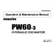 Komatsu PW60-3 (SN from 02001) Wheeled Excavators (Japan) Operate and Maintenance manual (SEAM020B0303)