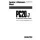 Komatsu PC20-7 (SN from 35001) Crawler Excavators (Japan) Operate and Maintenance manual (SEAM020P0700)