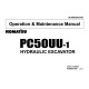 Komatsu PC50UU-1 (SN: 01001-03400) Crawler Excavators (Japan) Operate and Maintenance manual (SEAM020U0100)