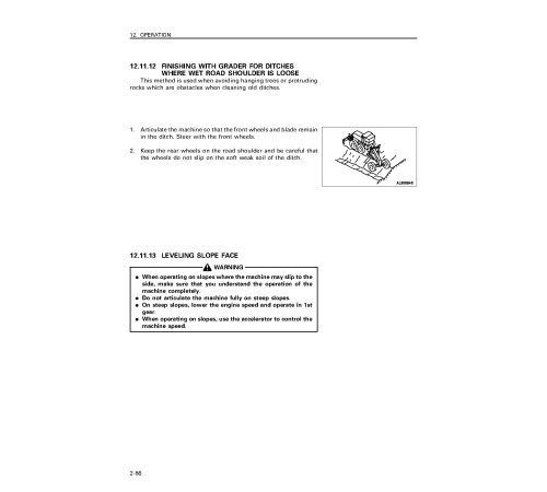 Komatsu GD825A-2 (SN: 12107-12115) Motor Graders (Japan) Operate and Maintenance manual (SEAM021403T) Komatsu GD825A-2 (SN: 12107-12115) Motor Graders (Japan) Operate and Maintenance manual (SEAM021403T)