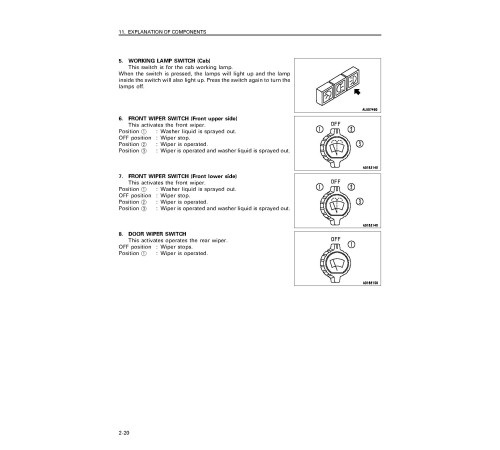Komatsu GD825A-2 (SN: 12107-12115) Motor Graders (Japan) Operate and Maintenance manual (SEAM021403T) Komatsu GD825A-2 (SN: 12107-12115) Motor Graders (Japan) Operate and Maintenance manual (SEAM021403T)