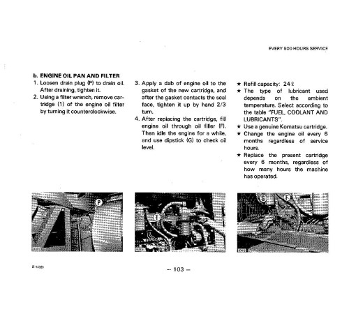 Komatsu GD605A-3 (SN from 57001) and GD655A-3 (SN from 67001) Motor Graders (Japan) Operate & Maintenance manual (SEAM023DUS01) Komatsu GD605A-3 (SN from 57001) and GD655A-3 (SN from 67001) Motor Graders (Japan) Operate & Maintenance manual (SEAM023DUS01)