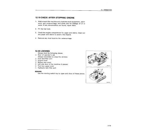 Komatsu PC750-6, PC750LC-6, PC750SE-6 (SN: 10239-11000) Crawler Excavators (Japan) Operate and Maintenance manual (SEAM032602T) Komatsu PC750-6, PC750LC-6, PC750SE-6 (SN: 10239-11000) Crawler Excavators (Japan) Operate and Maintenance manual (SEAM032602T)