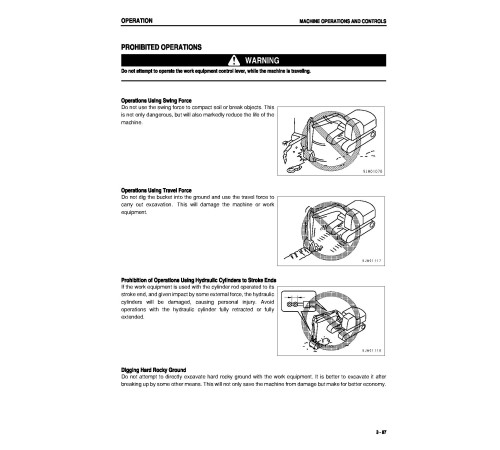 Komatsu PC128US-2 (SN:07731-08268), PC138USLC-2 (SN:01001-01046) Crawler Excavators Operate and Maintenance manual (SEAM035407T) Komatsu PC128US-2 (SN:07731-08268), PC138USLC-2 (SN:01001-01046) Crawler Excavators Operate and Maintenance manual (SEAM035407T)