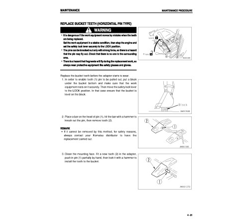 Komatsu PC128US-2 (SN: 08269-), PC138USLC-2 (SN: 01047-01500) Crawler Excavators Operate and Maintenance manual (SEAM035408T) Komatsu PC128US-2 (SN: 08269-), PC138USLC-2 (SN: 01047-01500) Crawler Excavators Operate and Maintenance manual (SEAM035408T)
