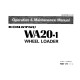 Komatsu WA20-1 (SN from 01773) 4WD Wheeled Loaders (Japan) Operate and Maintenance manual (SEAM03610102)
