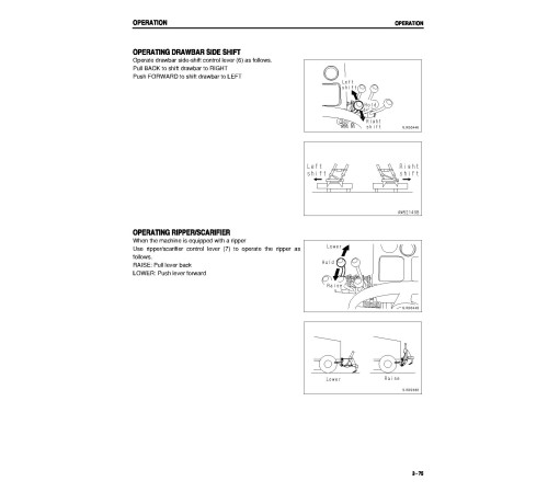 Komatsu GD655-3 (SN: 50001-51000) Motor Graders (Japan) Operate and Maintenance manual (SEAM037902T) Komatsu GD655-3 (SN: 50001-51000) Motor Graders (Japan) Operate and Maintenance manual (SEAM037902T)