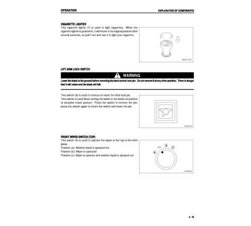 Komatsu GD555-3 (SN: 50001-51000) Motor Graders (Japan) Operate and Maintenance manual (SEAM038102T) Komatsu GD555-3 (SN: 50001-51000) Motor Graders (Japan) Operate and Maintenance manual (SEAM038102T)