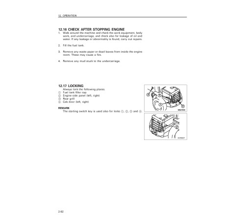 Komatsu WA120L-3-MC (SN from 54104) 4WD Wheeled Loaders (Japan) Operate and Maintenance manual (SEAM038301T) Komatsu WA120L-3-MC (SN from 54104) 4WD Wheeled Loaders (Japan) Operate and Maintenance manual (SEAM038301T)