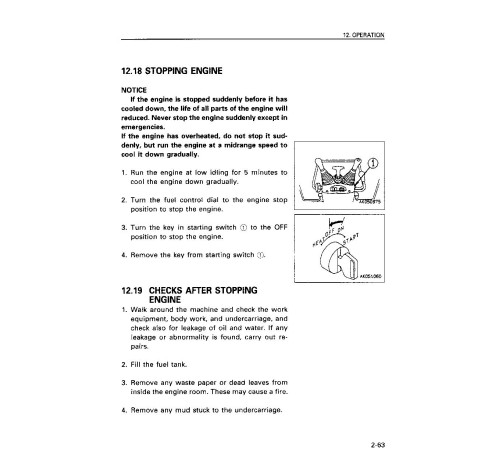 Komatsu PC03-2 (SN from 21587) Crawler Excavators (Japan) Operate and Maintenance manual (SEAM040601) Komatsu PC03-2 (SN from 21587) Crawler Excavators (Japan) Operate and Maintenance manual (SEAM040601)