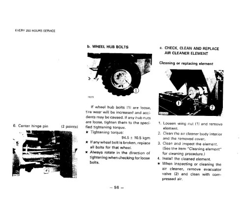 Komatsu WA70-1 (SN from 12001) 4WD Wheeled Loaders (Japan) Operate and Maintenance manual (SEAM04150103) Komatsu WA70-1 (SN from 12001) 4WD Wheeled Loaders (Japan) Operate and Maintenance manual (SEAM04150103)