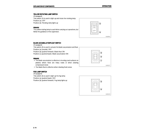 Komatsu GD555-3-A (SN: 10001-11000) Motor Graders (Japan) Operate and Maintenance manual (SEAM042401) Komatsu GD555-3-A (SN: 10001-11000) Motor Graders (Japan) Operate and Maintenance manual (SEAM042401)