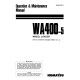 Komatsu WA400-5 (SN from 70001) 4WD Wheeled Loaders (Japan) Operate and Maintenance manual (SEAM047401T)