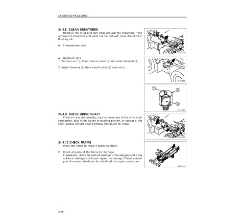 Komatsu HD465-5 (SN from 04763), HD605-5 (SN from 01073) Rigid Dump Trucks (Japan) Operate and Maintenance manual (SEAM05690513T) Komatsu HD465-5 (SN from 04763), HD605-5 (SN from 01073) Rigid Dump Trucks (Japan) Operate and Maintenance manual (SEAM05690513T)