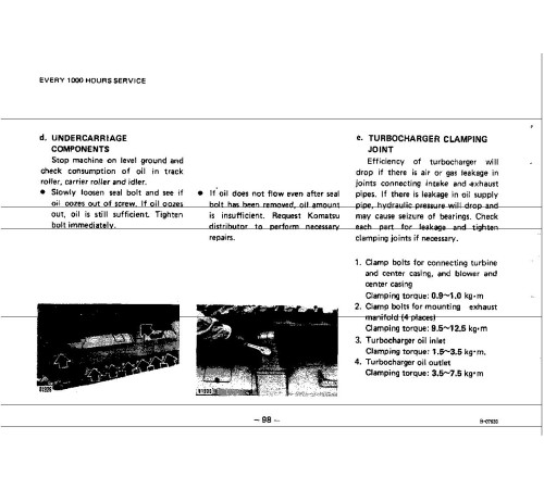 Komatsu D57S-1 (SN: 09001-20000) Crawler Dozers (Japan) Operate and Maintenance manual (SEAM135A04) Komatsu D57S-1 (SN: 09001-20000) Crawler Dozers (Japan) Operate and Maintenance manual (SEAM135A04)