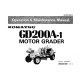 Komatsu GD200A-1 (SN from 2001) Motor Graders (Japan) Operate and Maintenance manual (SEAM236A01)