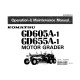 Komatsu GD605A-1 (SN from 50002) and GD655A-1 (SN from 60001) Motor Graders (Japan) Operate and Maintenance manual (SEAM23DA03)