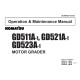 Komatsu GD511A-1, GD521A-1 and GD523A-1 Motor Graders (Japan) Operate and Maintenance manual (SEAMG5110103)