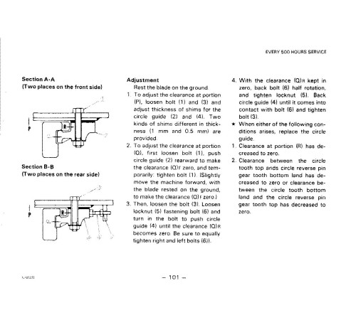 Komatsu GD511A-1, GD521A-1 and GD523A-1 Motor Graders (Japan) Operate and Maintenance manual (SEAMG5110103) Komatsu GD511A-1, GD521A-1 and GD523A-1 Motor Graders (Japan) Operate and Maintenance manual (SEAMG5110103)