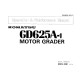 Komatsu GD625A-1 (SN from 50001) Motor Graders (Japan) Operate and Maintenance manual (SEAMG6150101)
