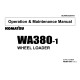 Komatsu WA380-1 (SN: 10001-20000) 4WD Wheeled Loaders (Japan) Operate and Maintenance manual (SEAMU4230101)