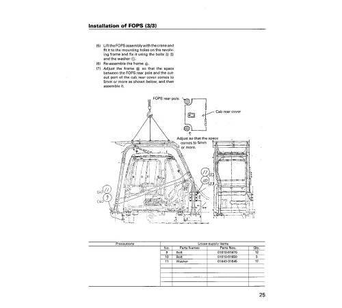 Komatsu PC750(SE)-6,PC750LC-6 (SN:10001-11000), PC800(SE)-6 (SN:30001-31000) Crawler Excavators Field Assembly Manual (SEAWD00800) Komatsu PC750(SE)-6,PC750LC-6 (SN:10001-11000), PC800(SE)-6 (SN:30001-31000) Crawler Excavators Field Assembly Manual (SEAWD00800)