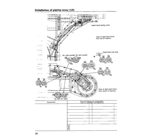 Komatsu PC1100-6, PC1100LC-6 and PC1100SP-6 Crawler Excavators (Japan) Field Assembly Manual (SEAWD01100) Komatsu PC1100-6, PC1100LC-6 and PC1100SP-6 Crawler Excavators (Japan) Field Assembly Manual (SEAWD01100)