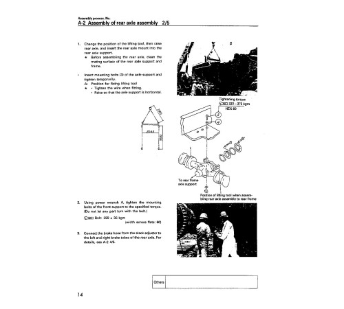 Komatsu WA700-3 (SN from 50001) 4WD Wheeled Loaders (Japan) Field Assembly Manual (SEAWD01500) Komatsu WA700-3 (SN from 50001) 4WD Wheeled Loaders (Japan) Field Assembly Manual (SEAWD01500)