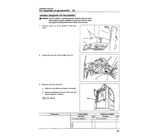 Komatsu WA700-3 (SN from 50001) 4WD Wheeled Loaders (Japan) Field Assembly Manual (SEAWD01500) Komatsu WA700-3 (SN from 50001) 4WD Wheeled Loaders (Japan) Field Assembly Manual (SEAWD01500)