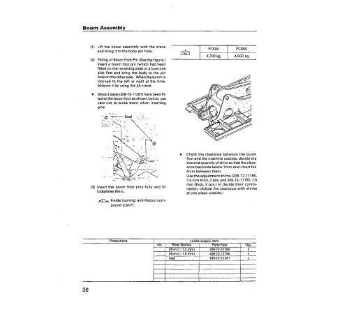 Komatsu PC600-6 and PC600LC-6 (SN: 10001-11000) Crawler Excavators (Japan) Field Assembly Manual (SEAWD01700) Komatsu PC600-6 and PC600LC-6 (SN: 10001-11000) Crawler Excavators (Japan) Field Assembly Manual (SEAWD01700)
