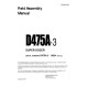 Komatsu D475A-3 (SN from 10601) Crawler Dozers (Japan) Field Assembly Manual (SEAWD02302)