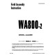 Komatsu WA800-2 (SN from 10540) 4WD Wheeled Loaders (Japan) Field Assembly Manual (SEAWD04280202)
