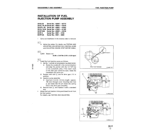 Komatsu D31E-20, D31P-20, D31PL-20, D31PLL-20, D31Q-20, D31S-20, D37E-5(A) Crawler Dozers (Japan) Workshop Manual (SEBD001007) Komatsu D31E-20, D31P-20, D31PL-20, D31PLL-20, D31Q-20, D31S-20, D37E-5(A) Crawler Dozers (Japan) Workshop Manual (SEBD001007)