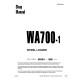 Komatsu WA700-1 (SN from 15001) and WA700-1-L (SN from A20001) 4WD Wheeled Loaders Workshop Manual (SEBM009501)