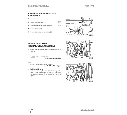 Komatsu PC30R-8(SN:10001-), PC35R-8(SN:35001-), PC40R-8(SN:30001-), PC45R-8(SN:05001-) Crawler Excavators Shop Manual (SEBD012604) Komatsu PC30R-8(SN:10001-), PC35R-8(SN:35001-), PC40R-8(SN:30001-), PC45R-8(SN:05001-) Crawler Excavators Shop Manual (SEBD012604)