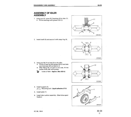 Komatsu PC12R-8 and PC15R-8 (SN from 10001) Crawler Excavators (Japan) Workshop Manual (SEBD013103) Komatsu PC12R-8 and PC15R-8 (SN from 10001) Crawler Excavators (Japan) Workshop Manual (SEBD013103)