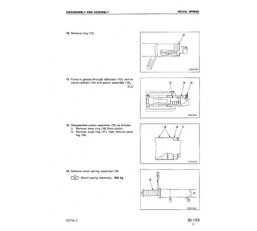 Komatsu D375A-3 (SN: 17501-17735) Crawler Dozers (Japan) Workshop Manual (SEBD016104) Komatsu D375A-3 (SN: 17501-17735) Crawler Dozers (Japan) Workshop Manual (SEBD016104)