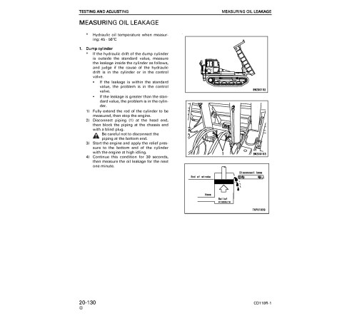 Komatsu CD110R-1 (SN from 01317) Tracked Dump Trucks (Japan) Workshop Manual (SEBD021902) Komatsu CD110R-1 (SN from 01317) Tracked Dump Trucks (Japan) Workshop Manual (SEBD021902)