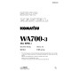 Komatsu WA700-3 (SN from 51005) 4WD Wheeled Loaders (USA) Workshop Manual (SEBD032802)