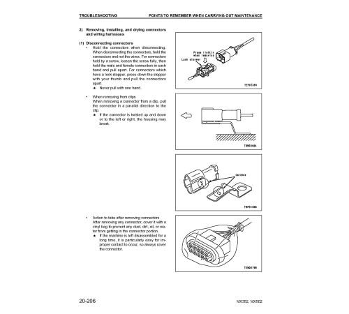 Komatsu MX352 (SN from 6Y6089) and MX502 (SN from 6Y7038) Compact Excavators (Japan) Workshop Manual (SEBD035400) Komatsu MX352 (SN from 6Y6089) and MX502 (SN from 6Y7038) Compact Excavators (Japan) Workshop Manual (SEBD035400)