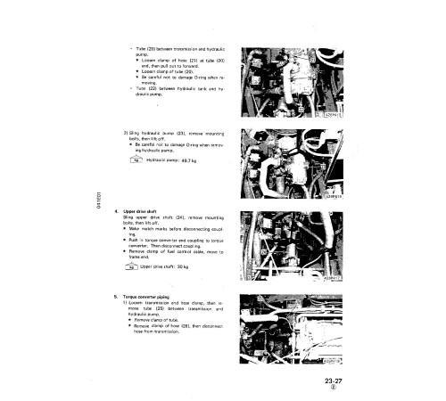 Komatsu WD600-1 (SN from 10001) Wheeled Dozers (Japan) Workshop Manual (SEBD041E0104) Komatsu WD600-1 (SN from 10001) Wheeled Dozers (Japan) Workshop Manual (SEBD041E0104)