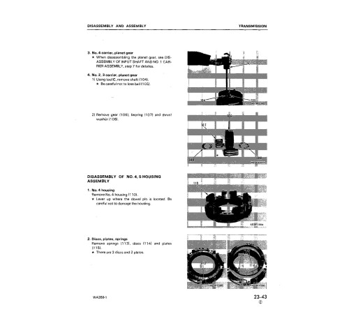 Komatsu WA350-1 (SN from 10001) 4WD Wheeled Loaders (Japan) Workshop Manual (SEBM04230107)